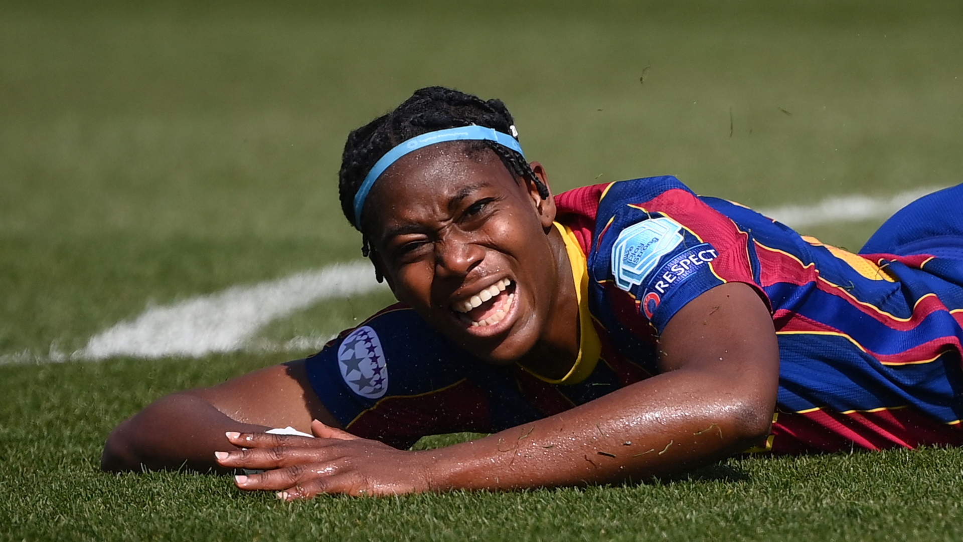 Asisat Oshoala of Barcelona