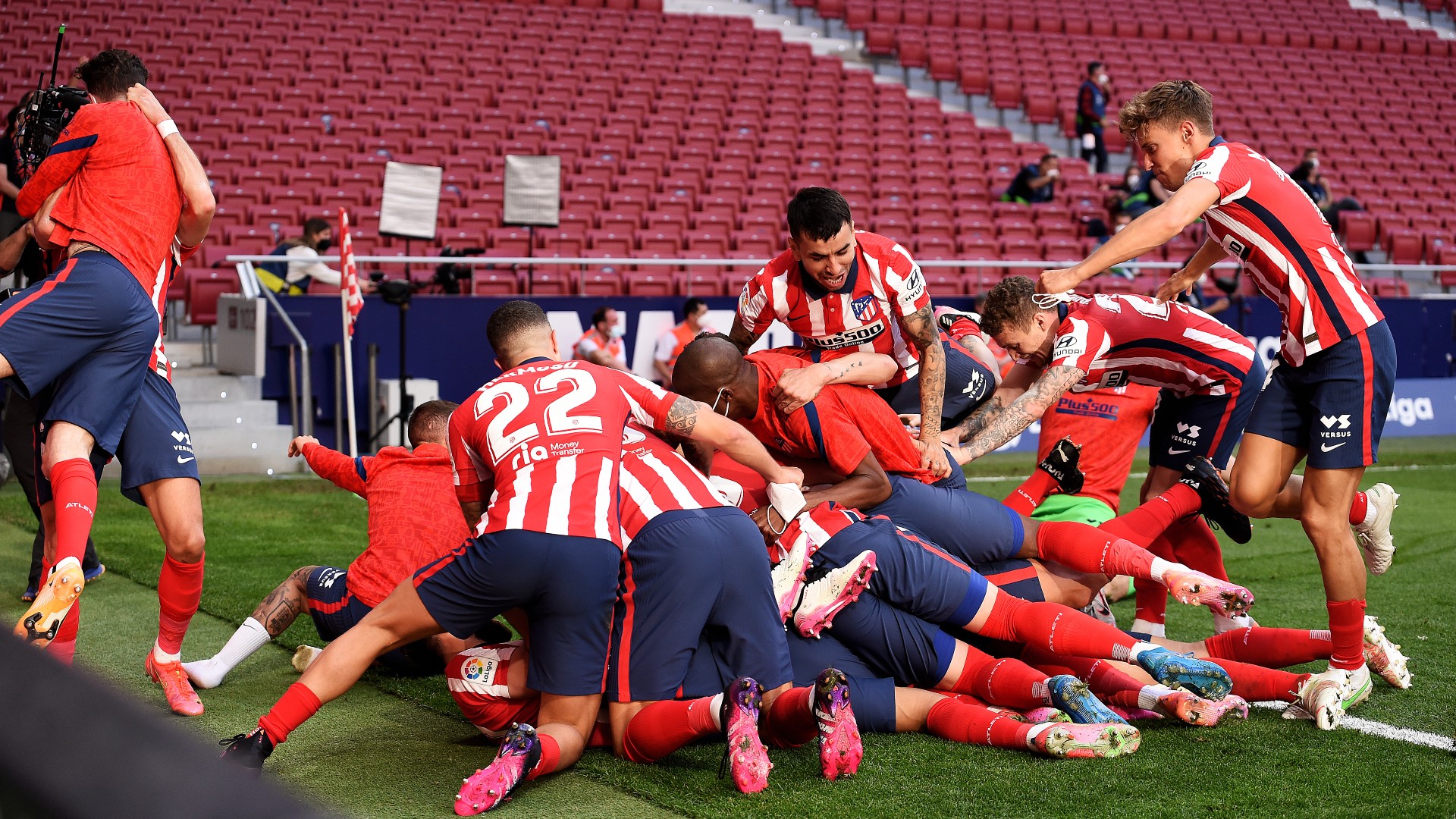 Atletico Madrid celebrations 2021