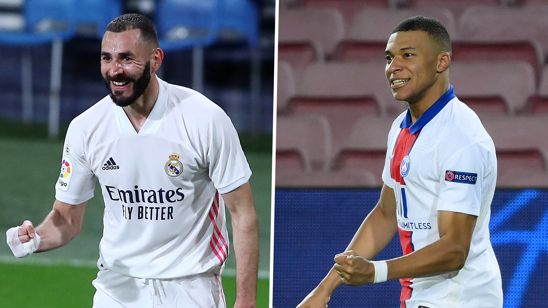 Benzema Mbappe split