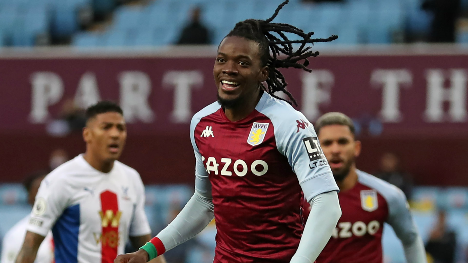 Bertrand Traore Aston Villa vs Crystal Palace Premier League 2020-21