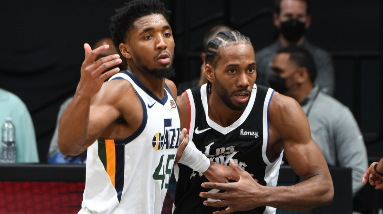 Donovan Mitchell Utah Jazz Kawhi Leonard LA Clippers