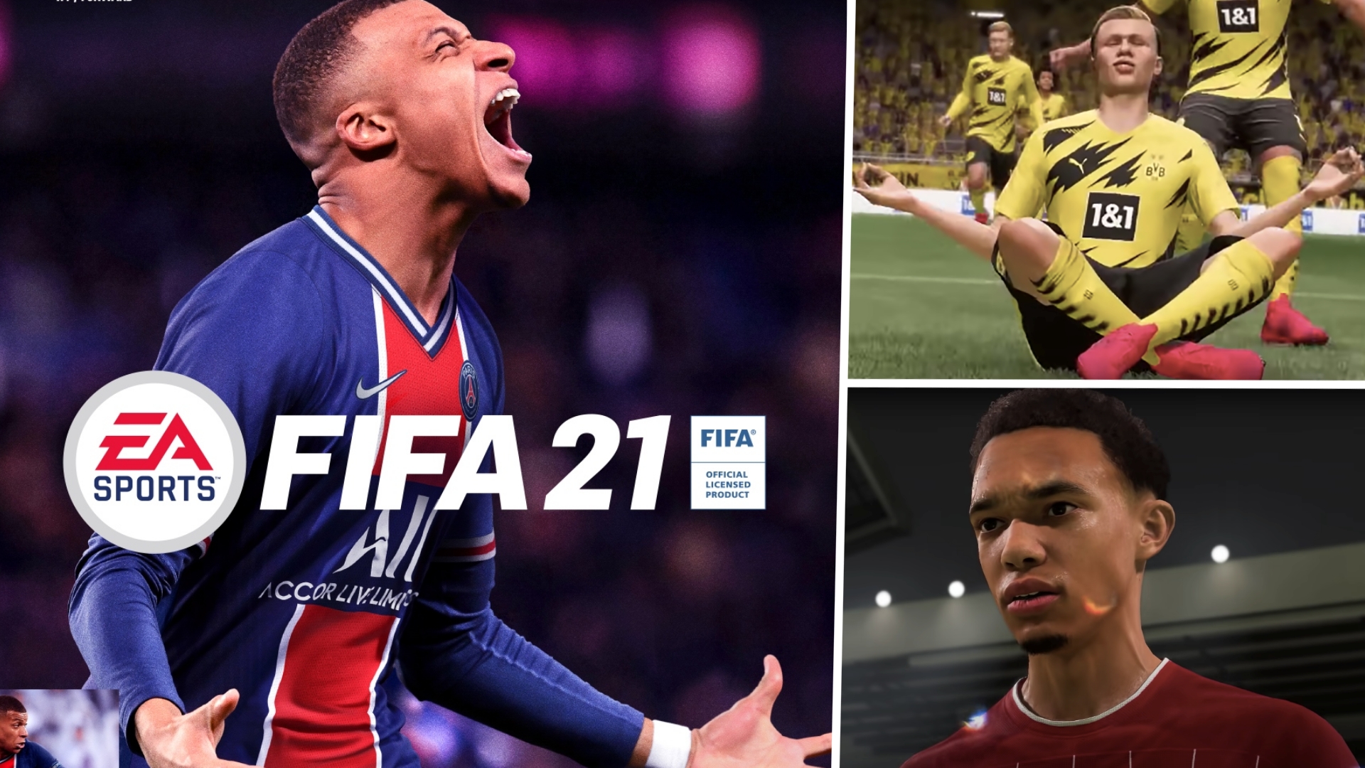 FIFA 21 Kylian Mbappe Erling Haaland Trent Alexander-Arnold