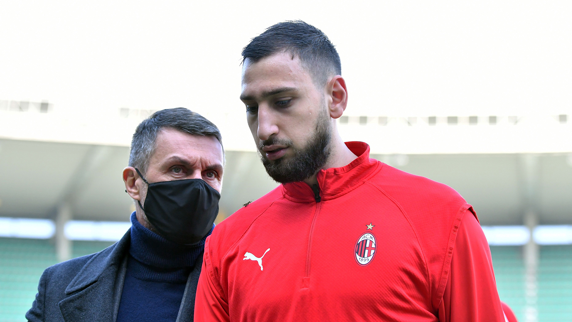 Gianluigi Donnarumma Paolo Maldini AC Milan Serie A 2020-21