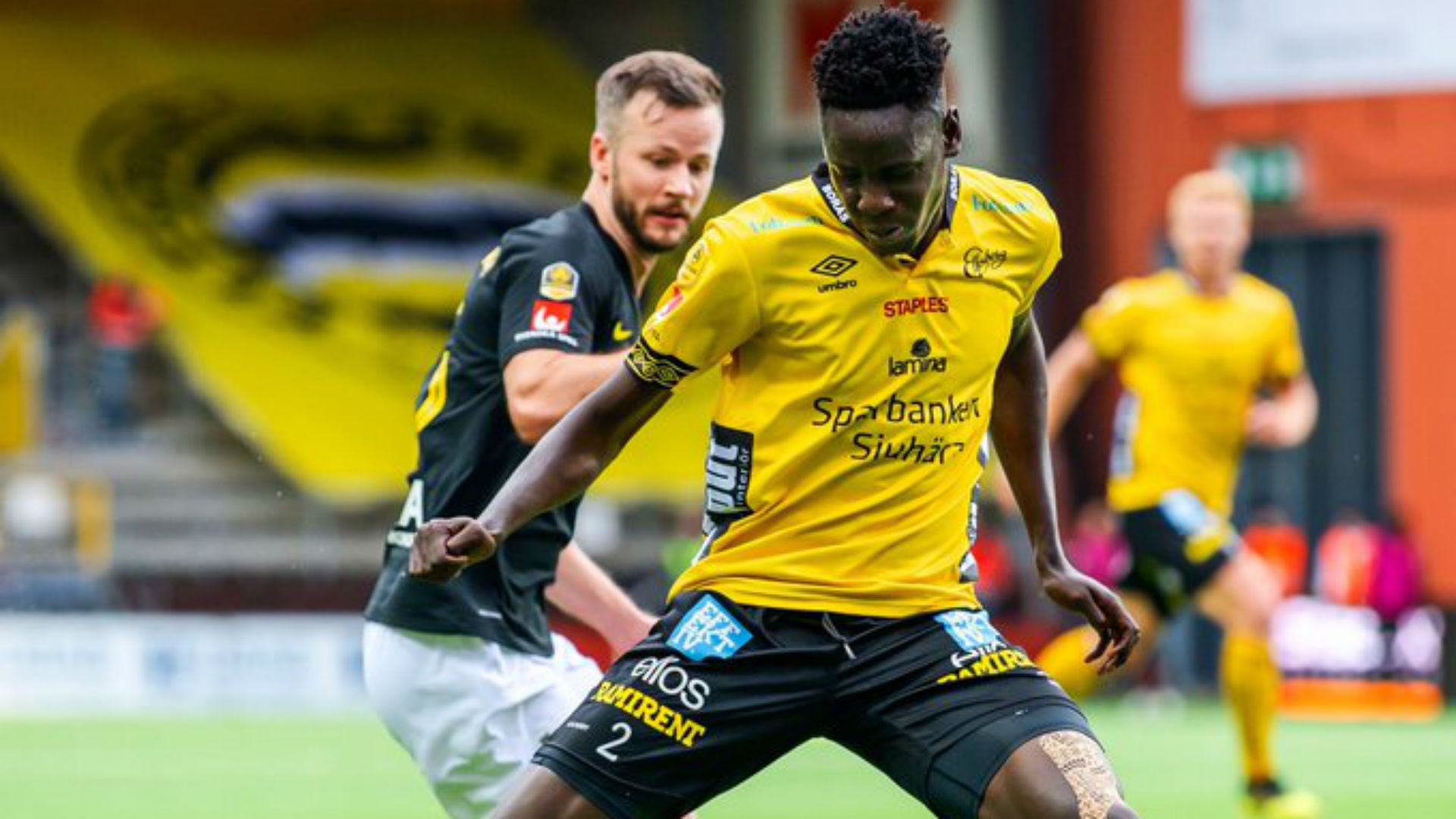 Joseph Okumu of Kenya and Harambee Stars and IF Elfsborg.