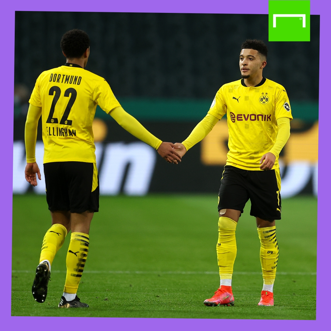 Jude Bellingham Jadon Sancho Borussia Dortmund GFX