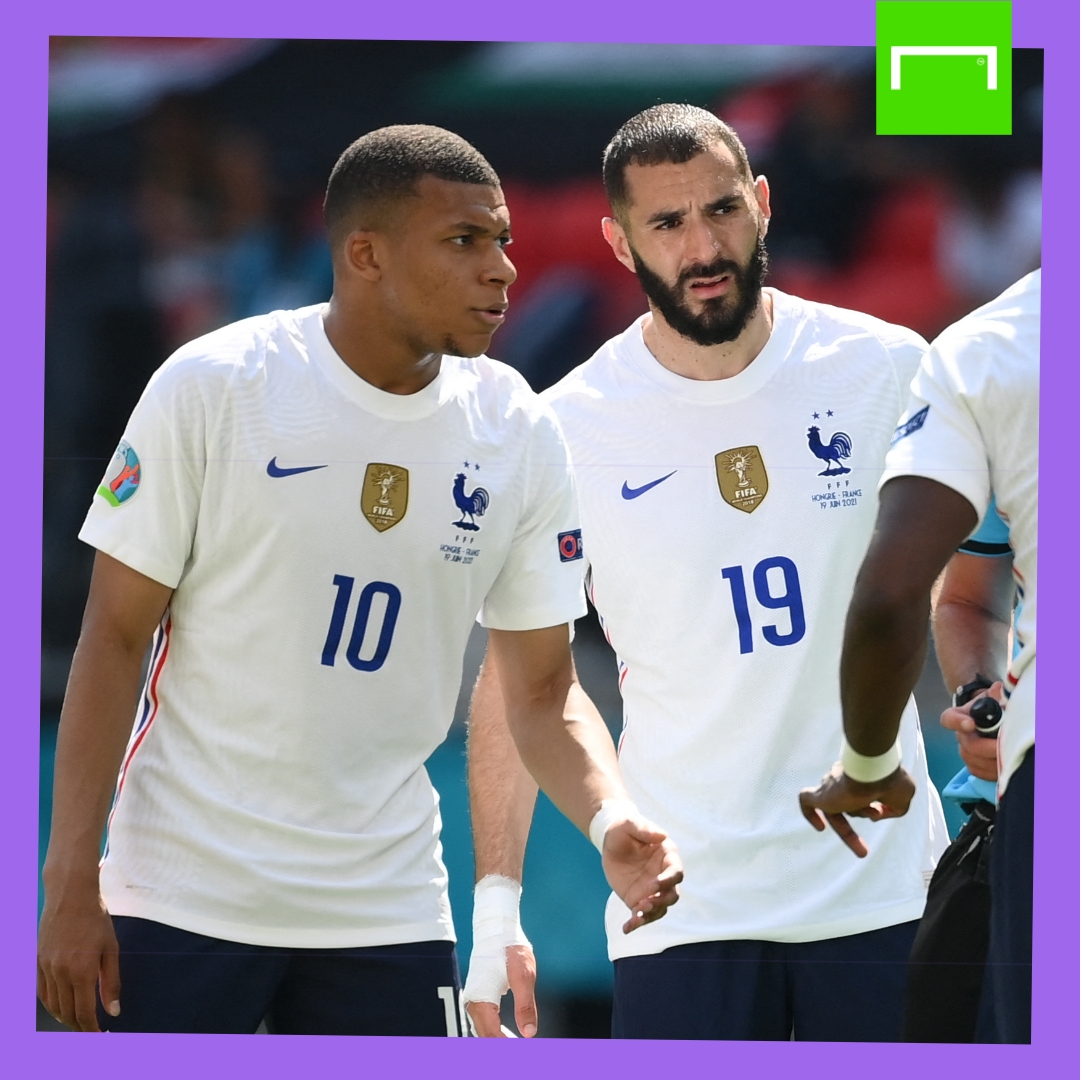 Karim Benzema Kylian Mbappe GFX France