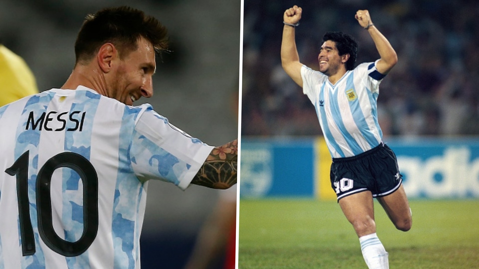 Lionel Messi, Diego Maradona