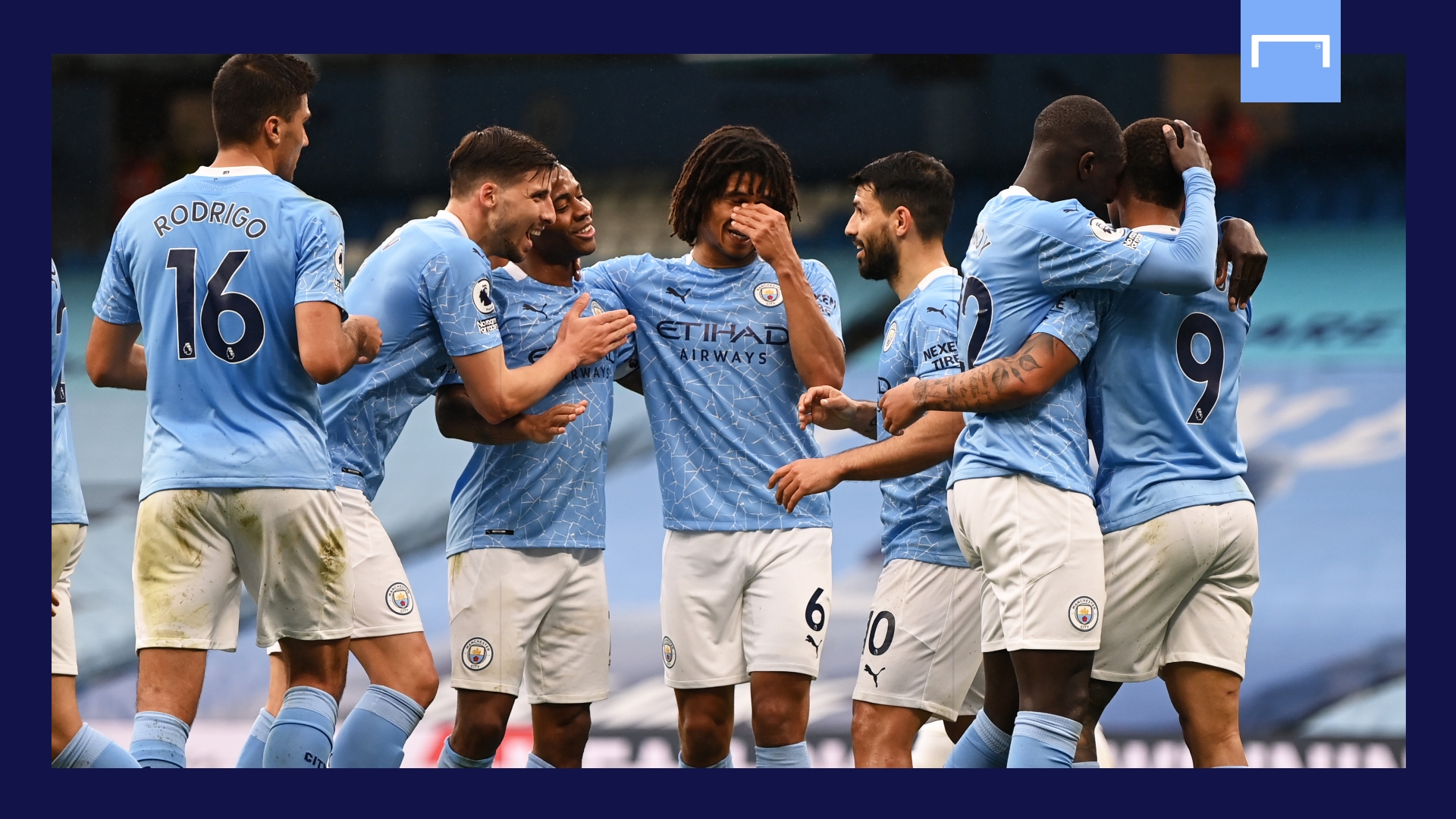 Manchester City celebrate GFX