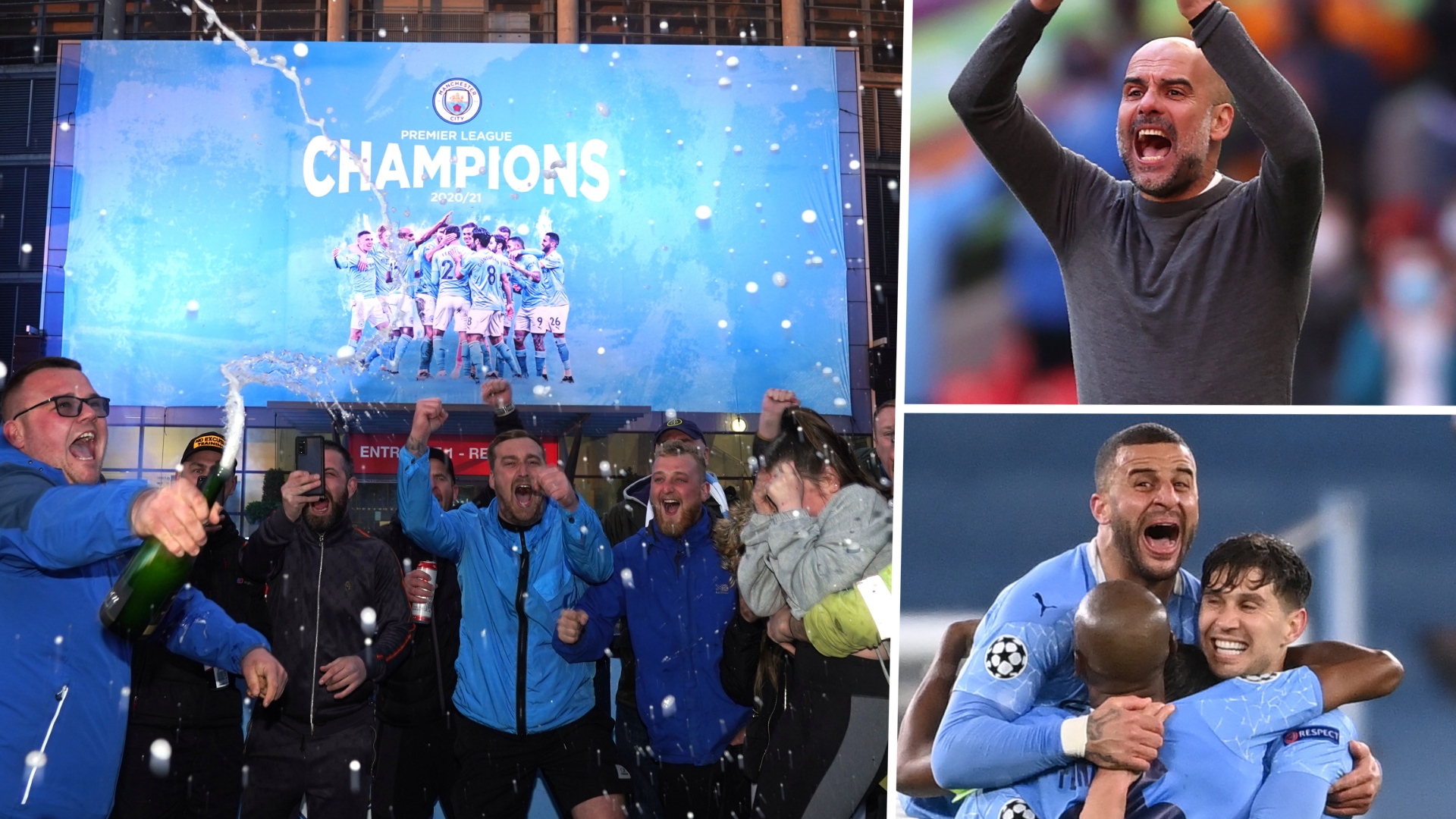 Manchester City celebrations GFX