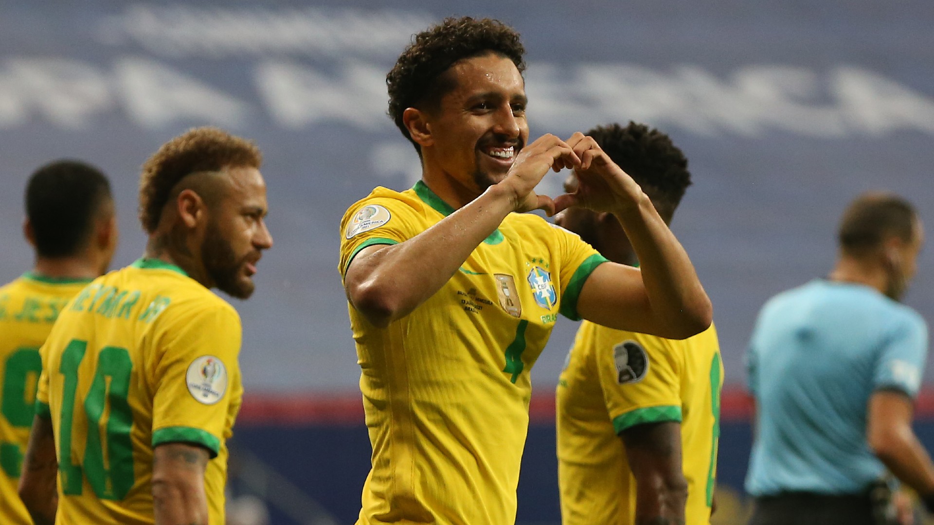 Marquinhos Brazil vs Venezuela Copa America 2021