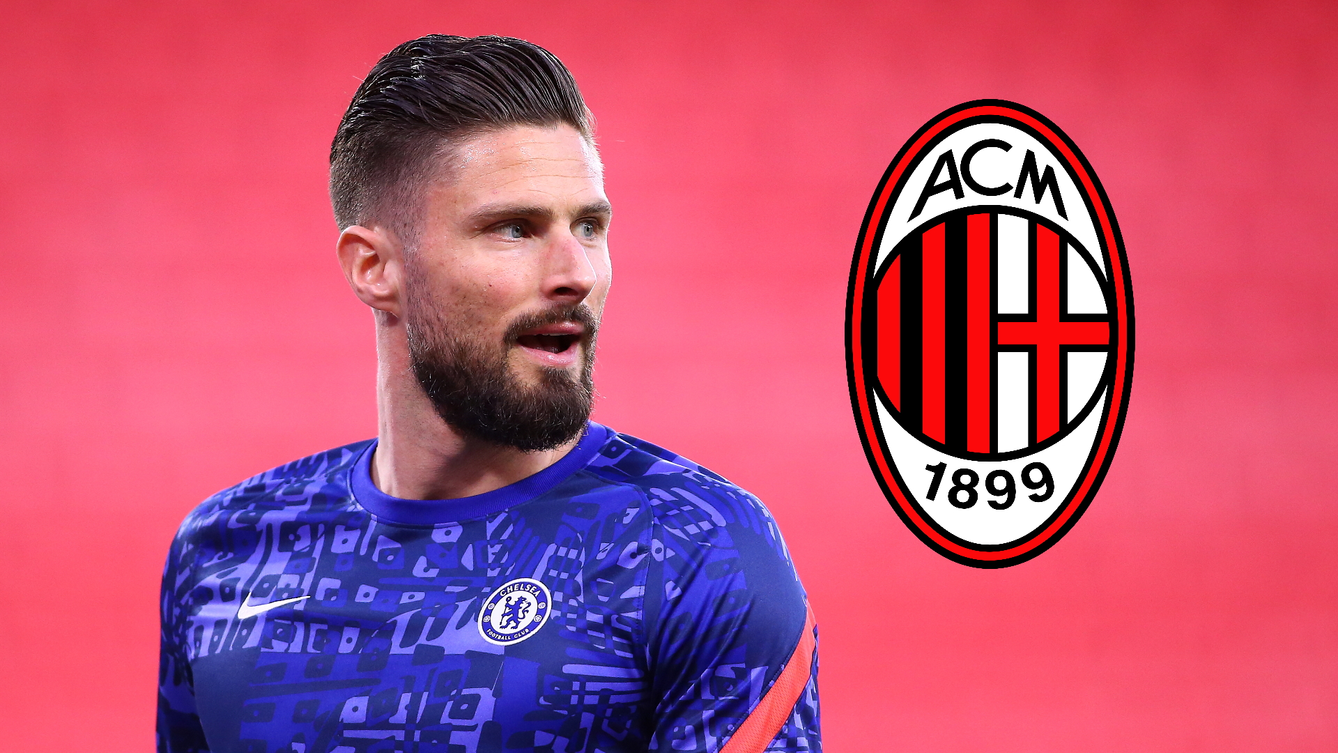 Olivier Giroud, AC Milan badge