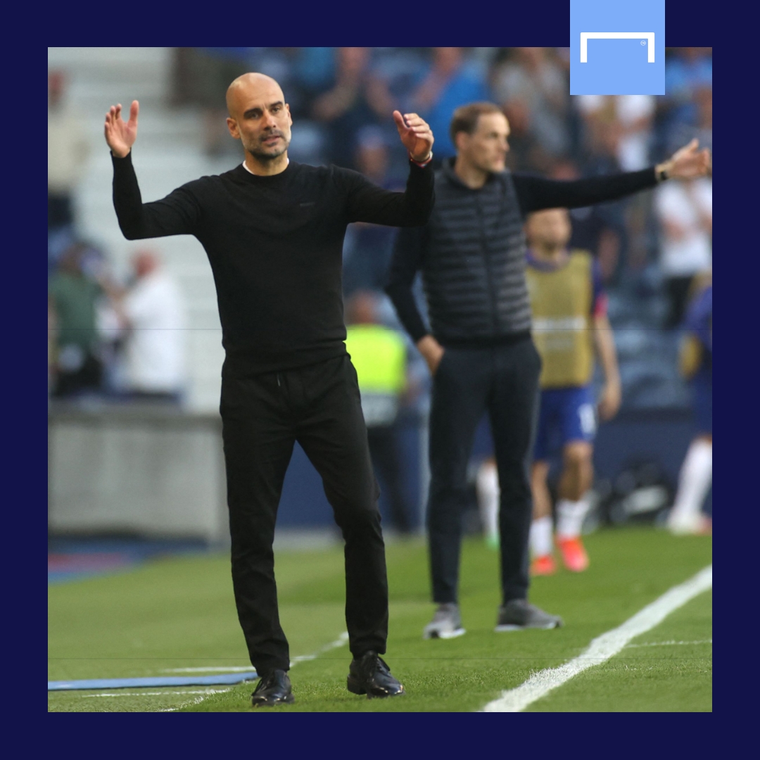 Pep Guardiola Manchester City Chelsea Champions League final GFX