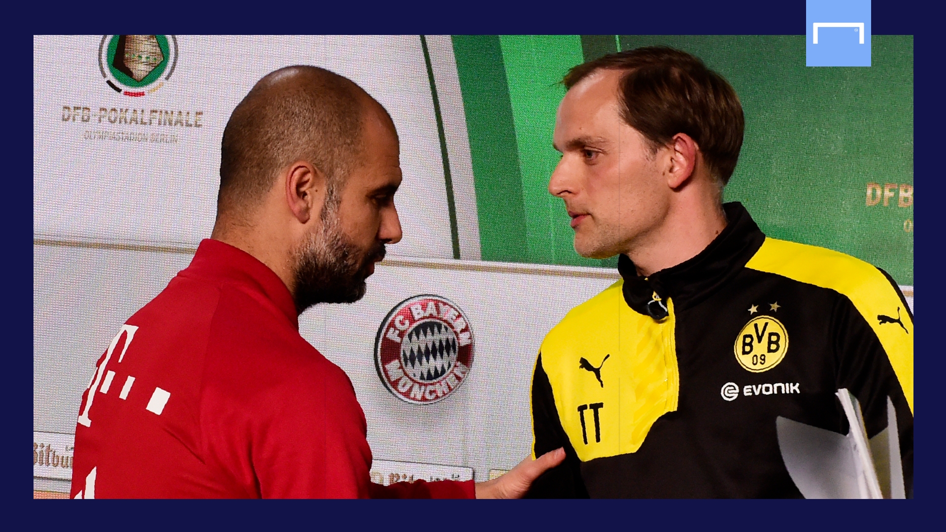 Pep Guardiola Thomas Tuchel Bayern Munich Borussia Dortmund GFX