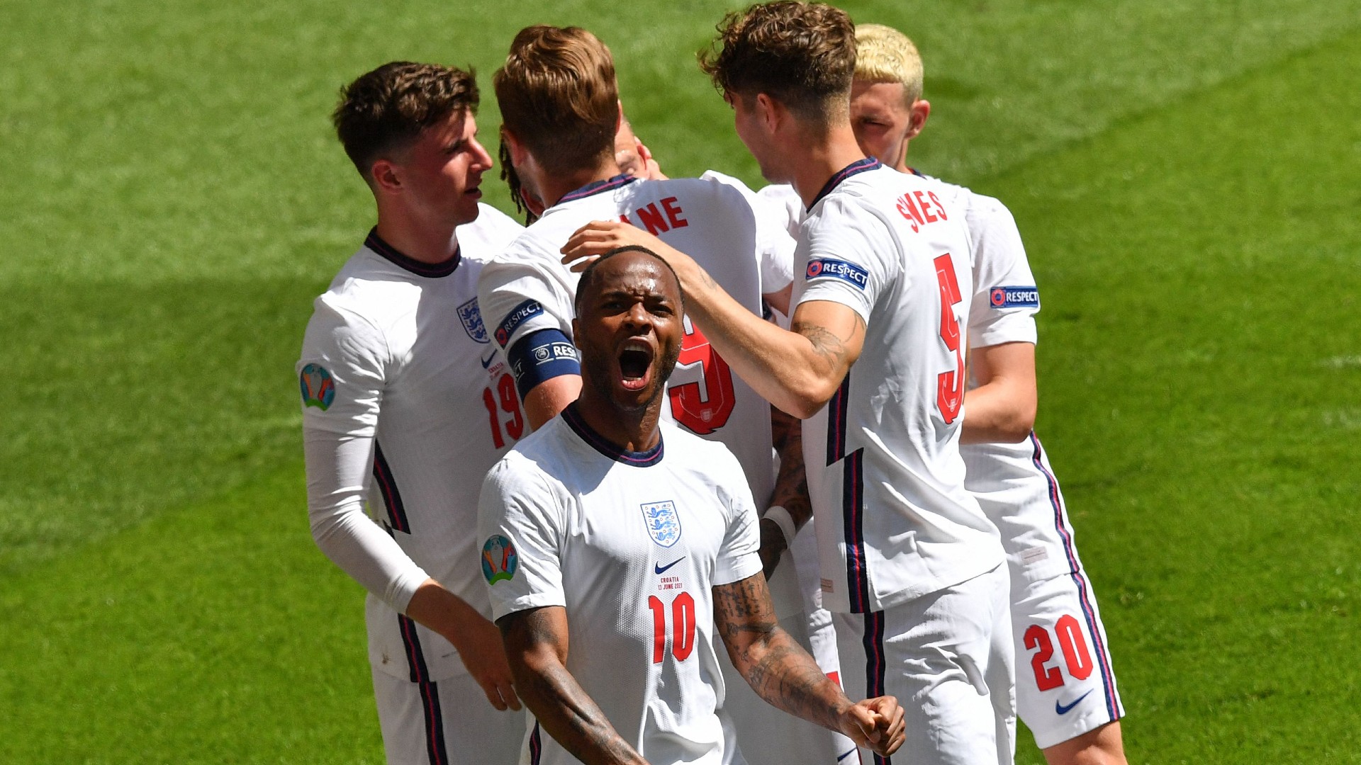 Raheem Sterling England vs Croatia Euro 2020