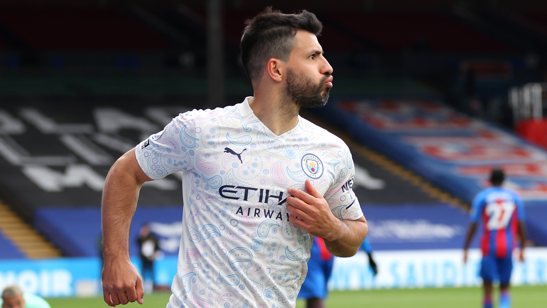 Sergio Aguero Manchester City Crystal Palace Premier League 2020-21