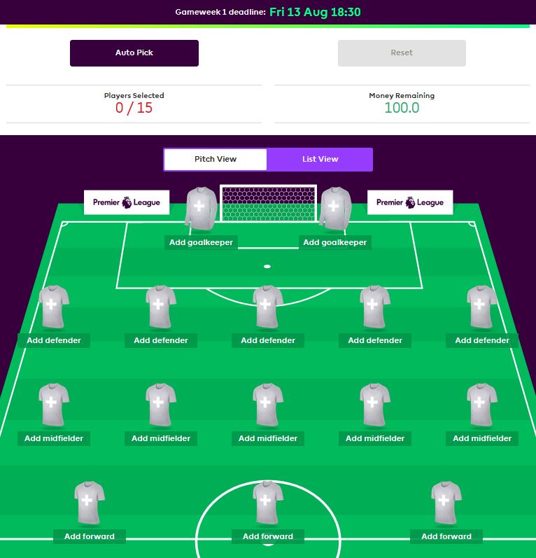 FPL Pick Team