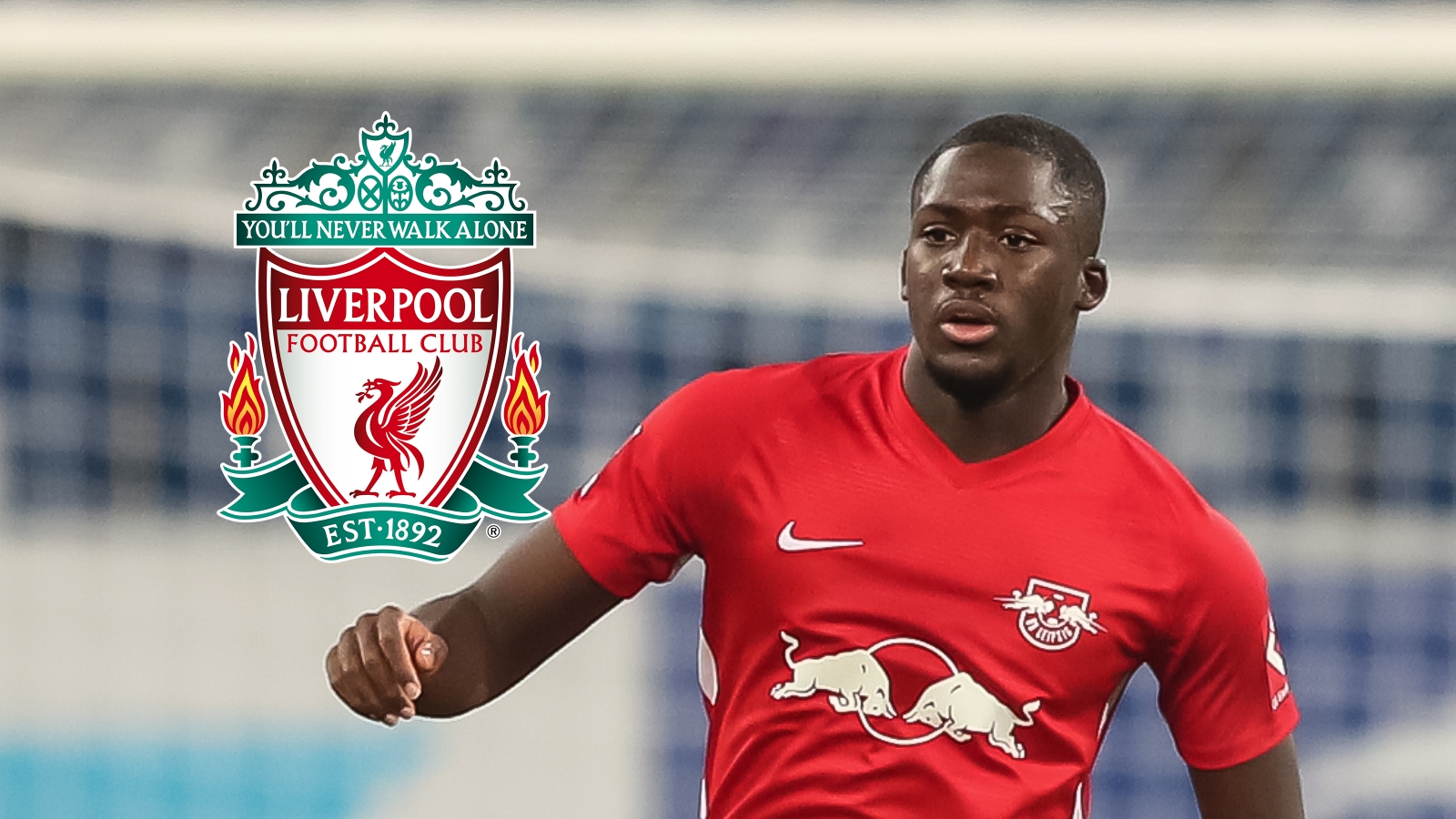 Ibrahima Konate RB Leipzig Liverpool GFX