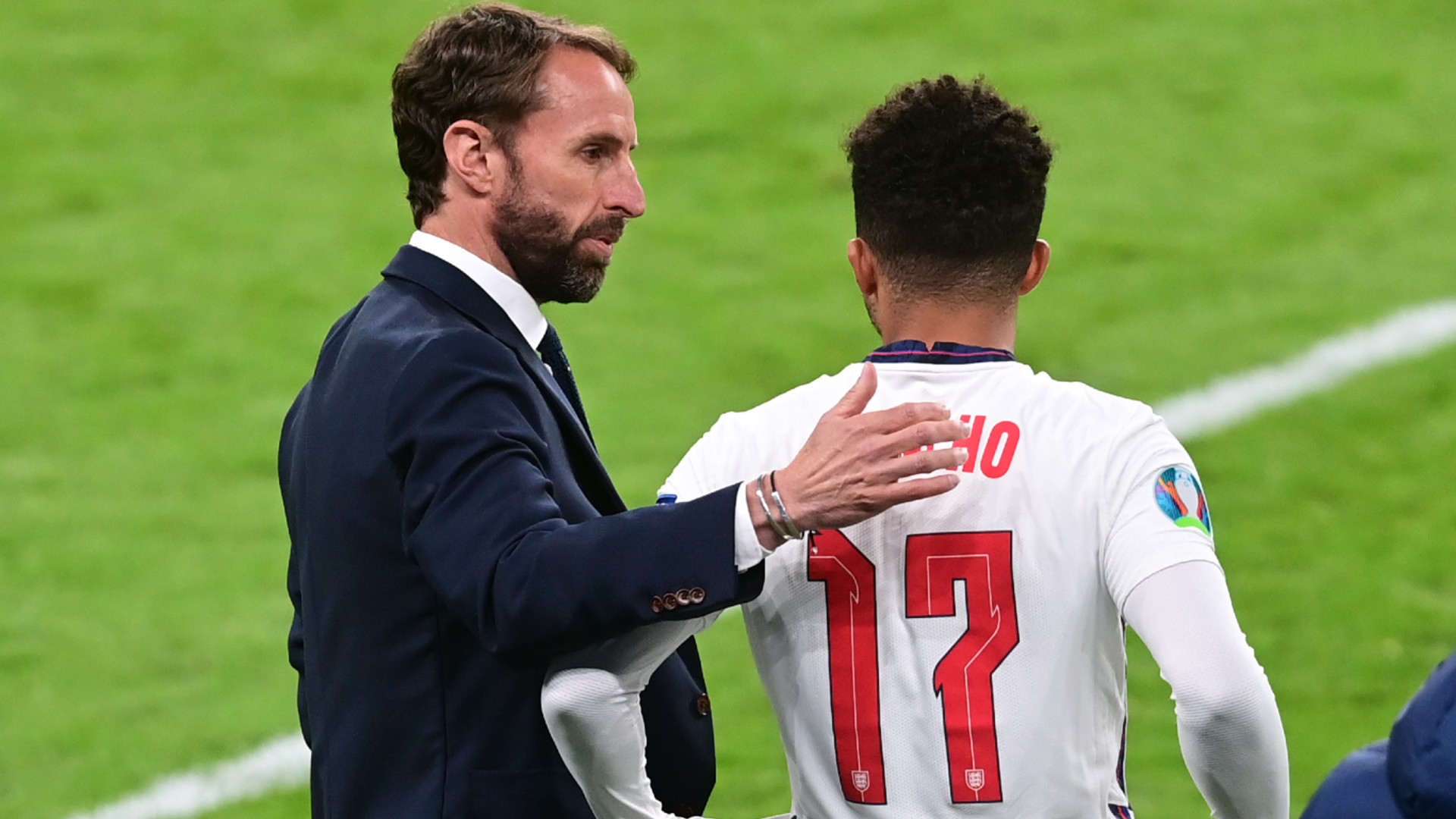 Jadon Sancho Gareth Southgate England Euro 2020