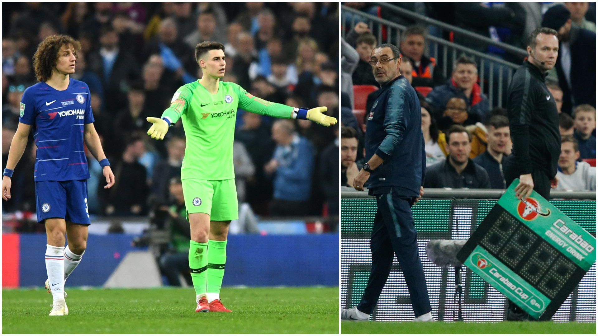 Kepa Sarri Chelsea Manchester City