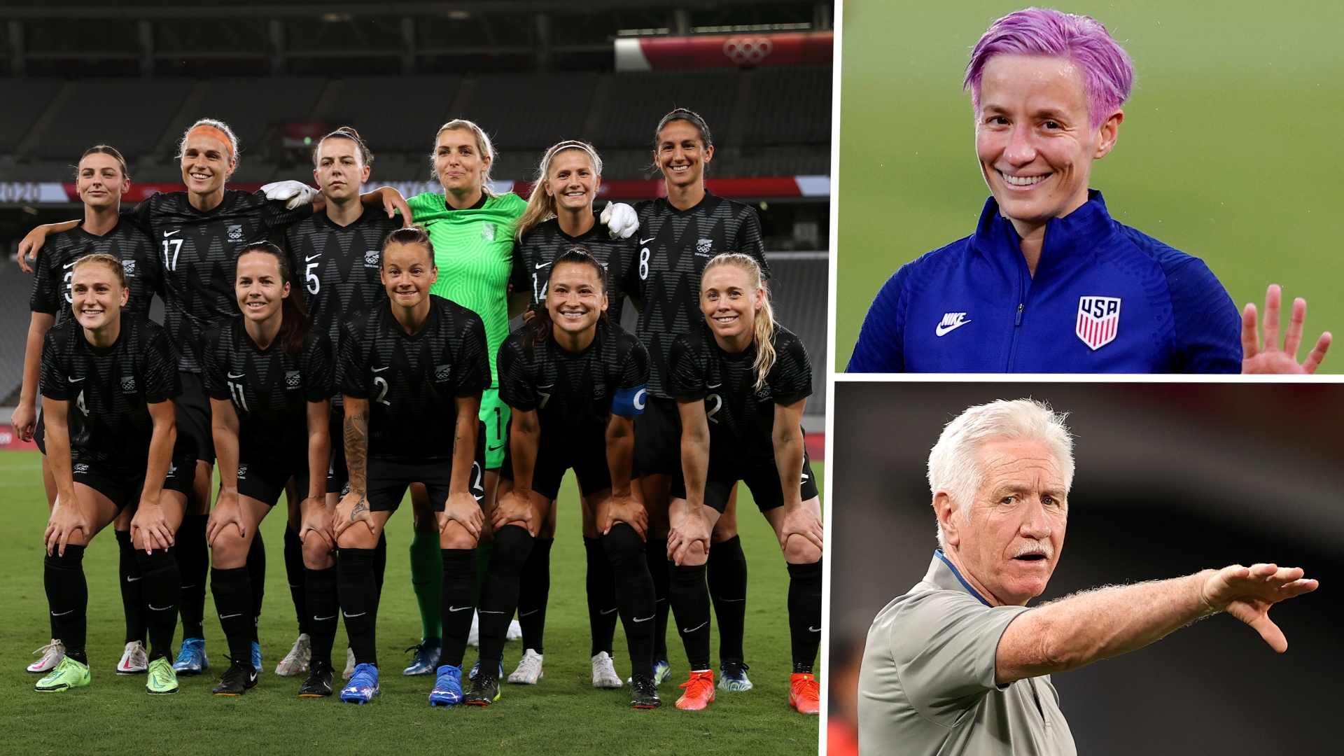 New Zealand Women Tom Sermanni Megan Rapinoe split