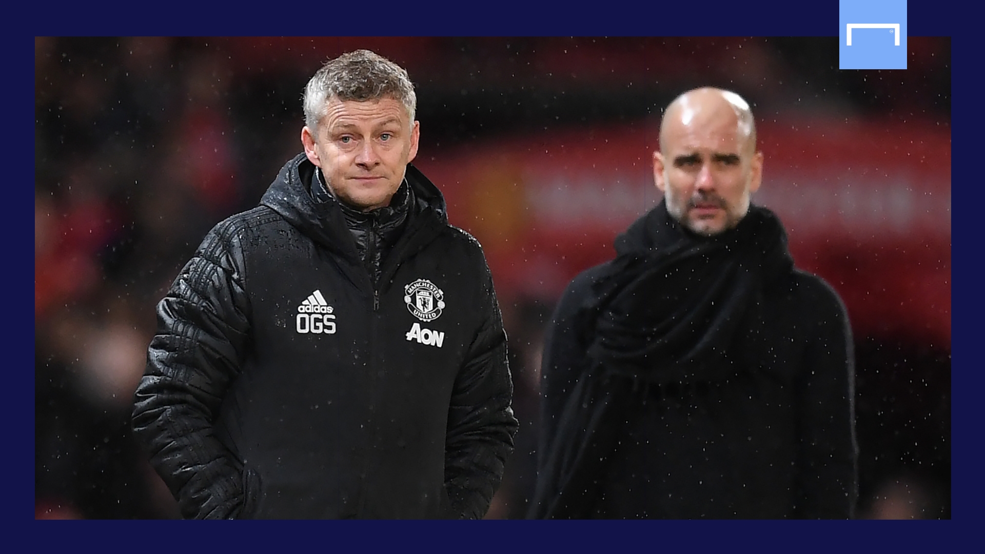 Ole Gunnar Solskjaer Pep Guardiola Man Utd Man City GFX