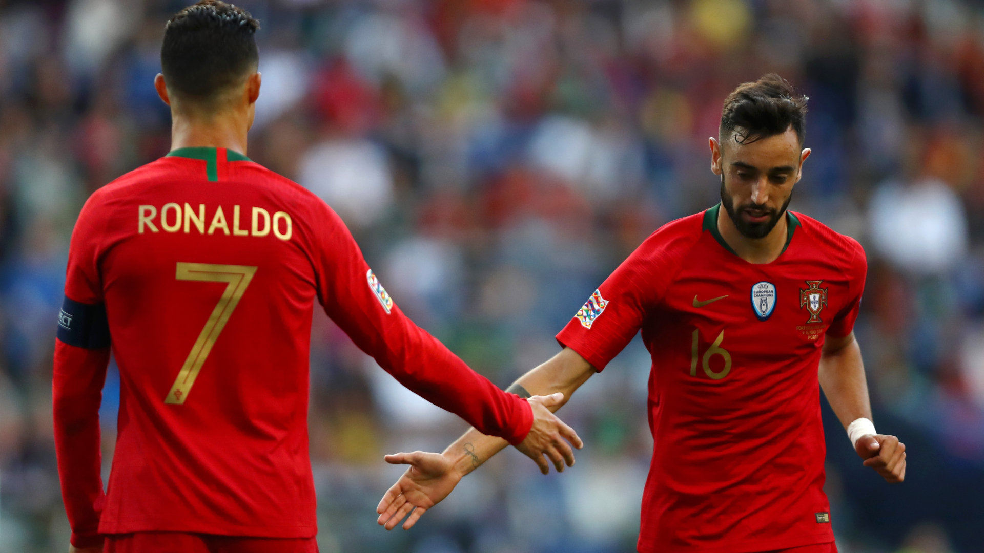 Cristiano Ronaldo Bruno Fernandes Portugal