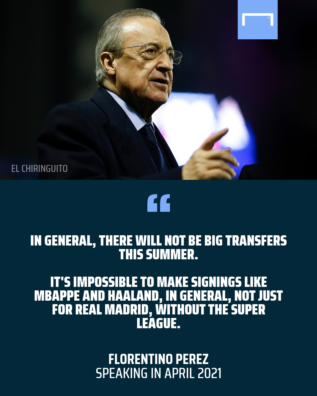 Florentino Perez quote GFX