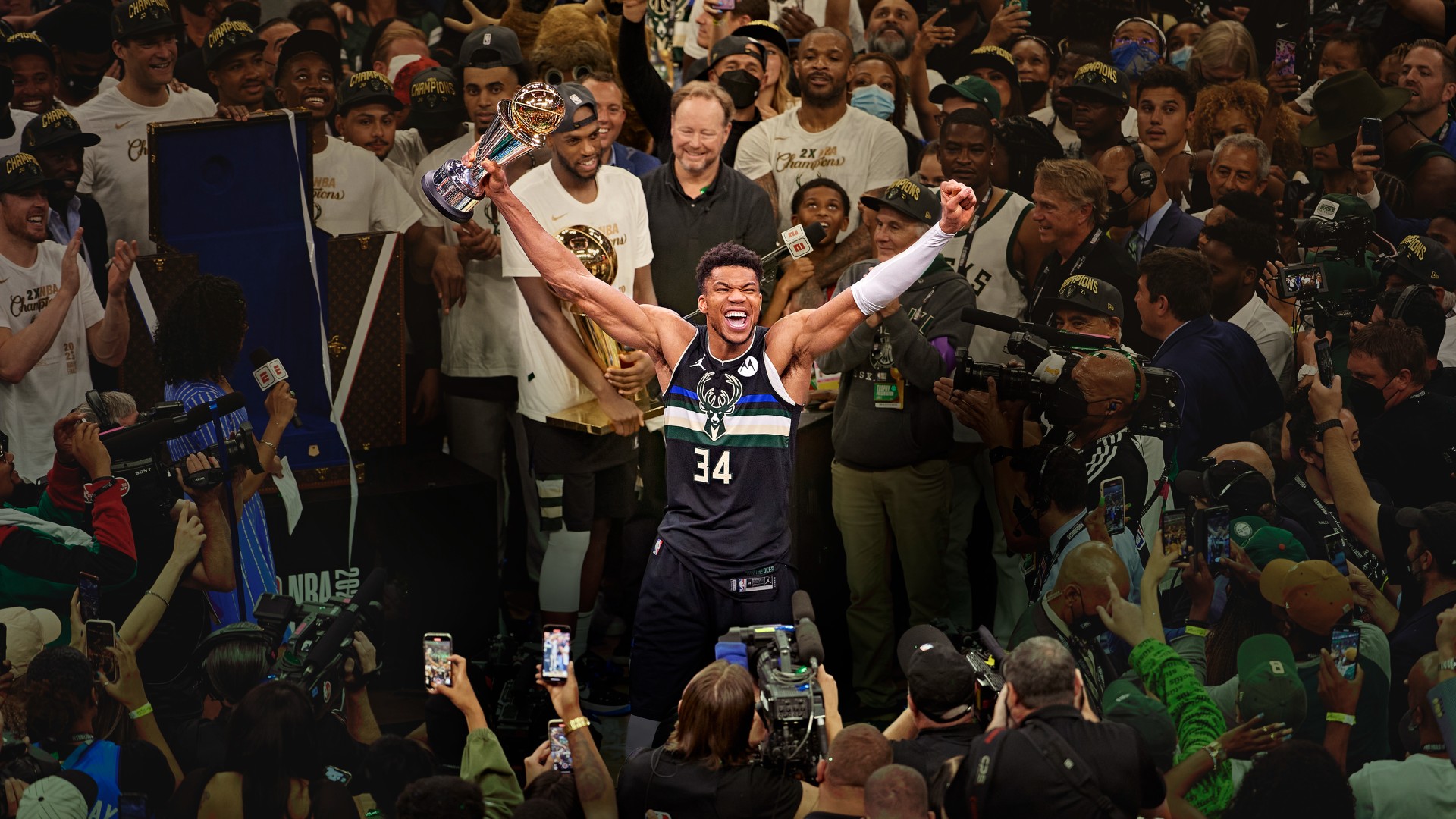 Giannis Antetokounmpo scored 50 points in Game 6 of the NBA Finals to clinch the NBA title.
