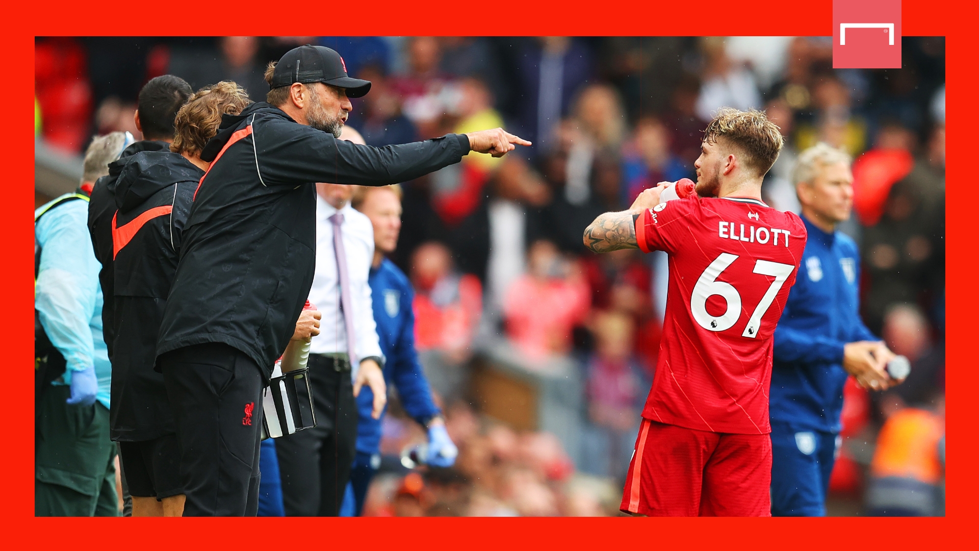 Harvey Elliott Jurgen Klopp Liverpool GFX