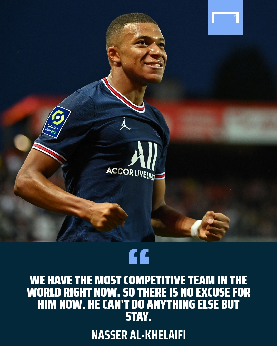 Kylian Mbappe PSG quote GFX