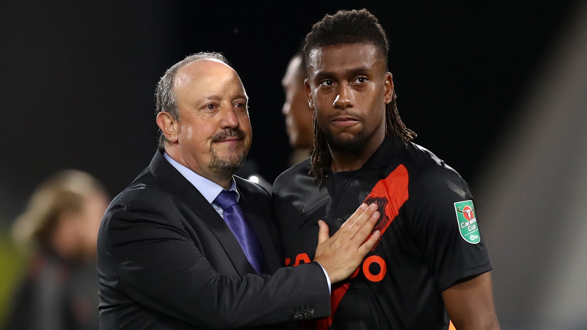 Rafael Benitez, Alex Iwobi - Everton