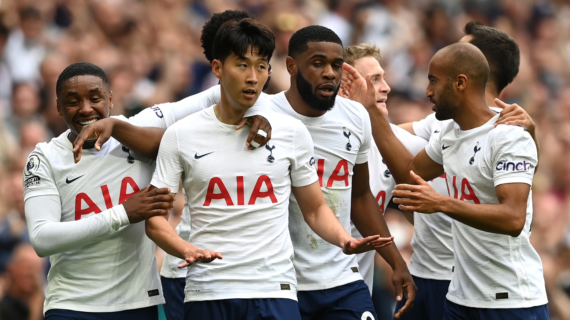 Son Heung-min Tottenham vs Man City Premier League 2021-22