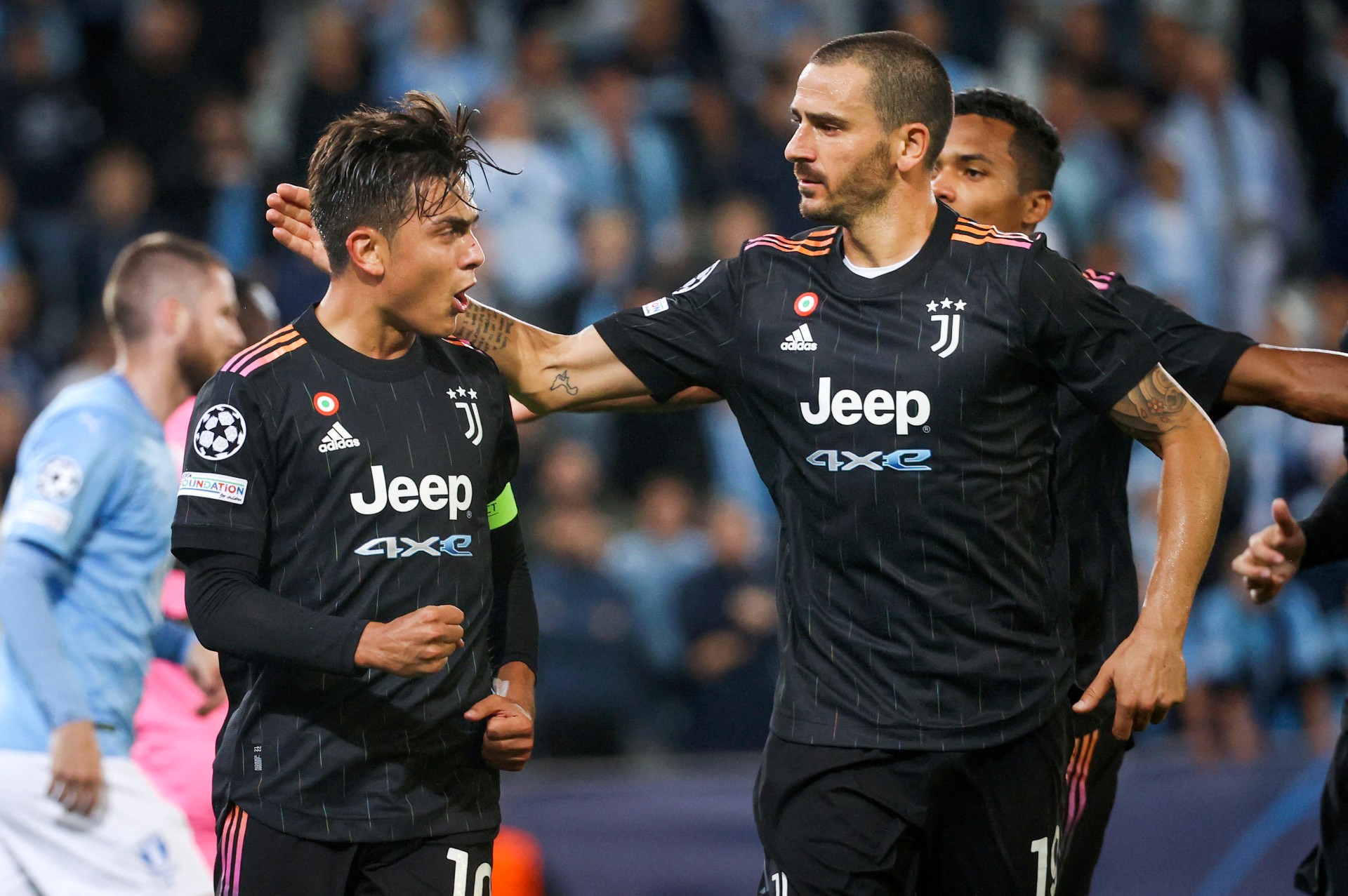 Dybala Bonucci Malmoe Juventus