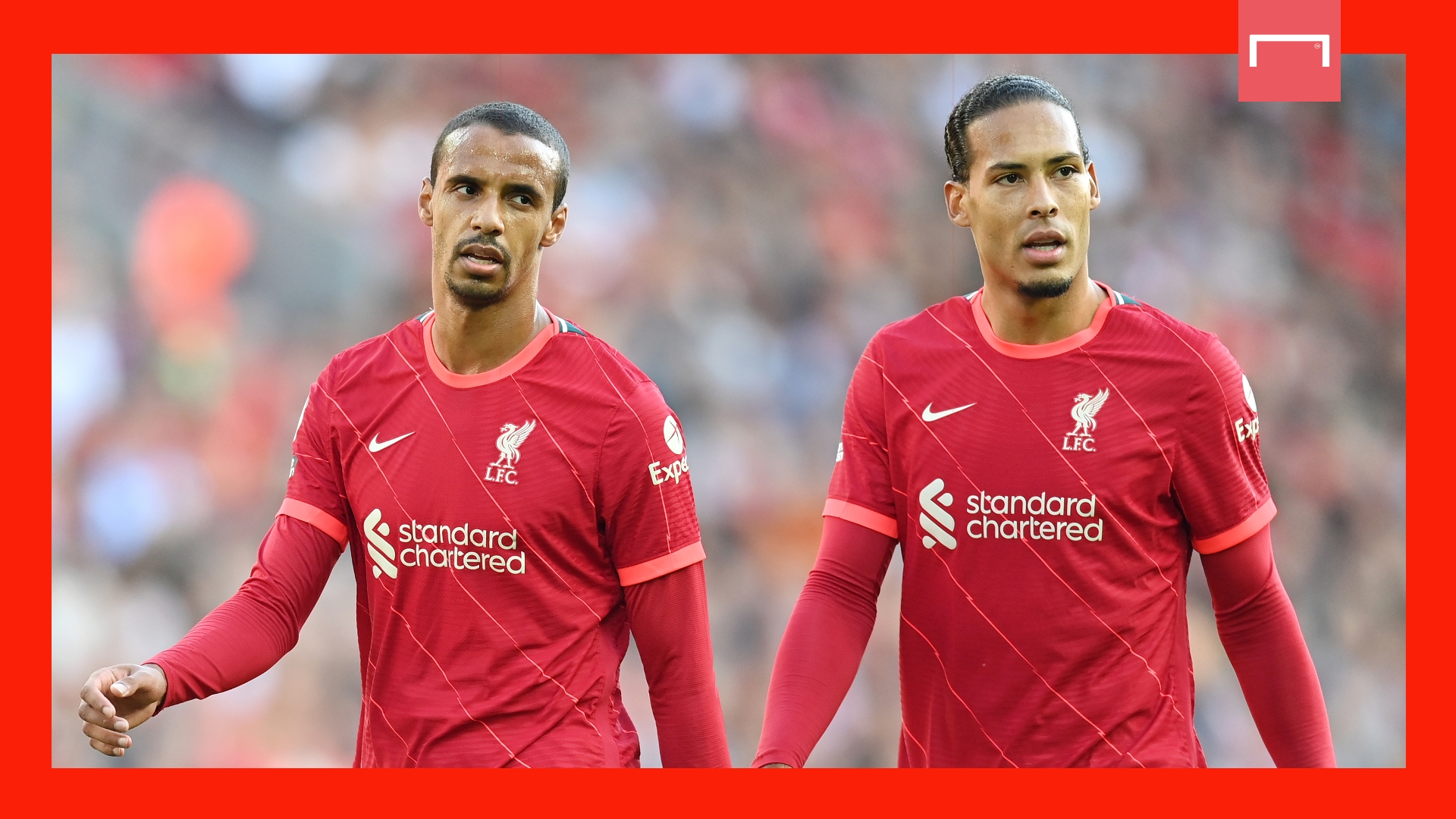 Joel Matip Virgil van Dijk Liverpool Premier League 2021-22 GFX