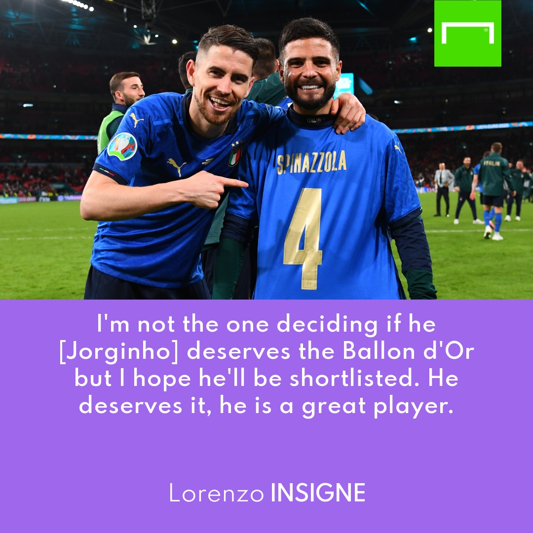 Jorginho Lorenzo Insigne Quotes GFX