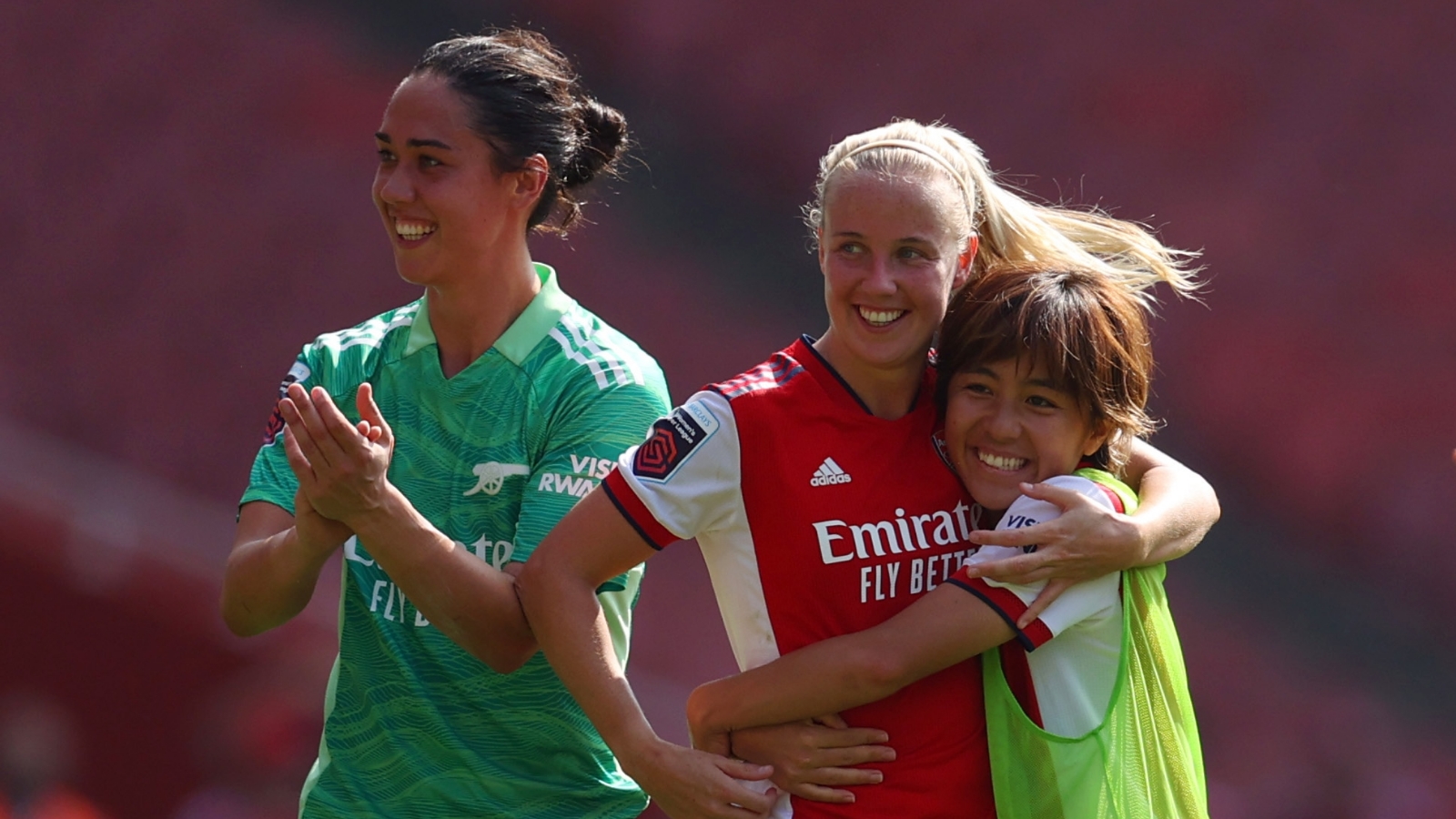 Manuela Zinsberger Beth Mead Mana Iwabuchi Arsenal Women 2021