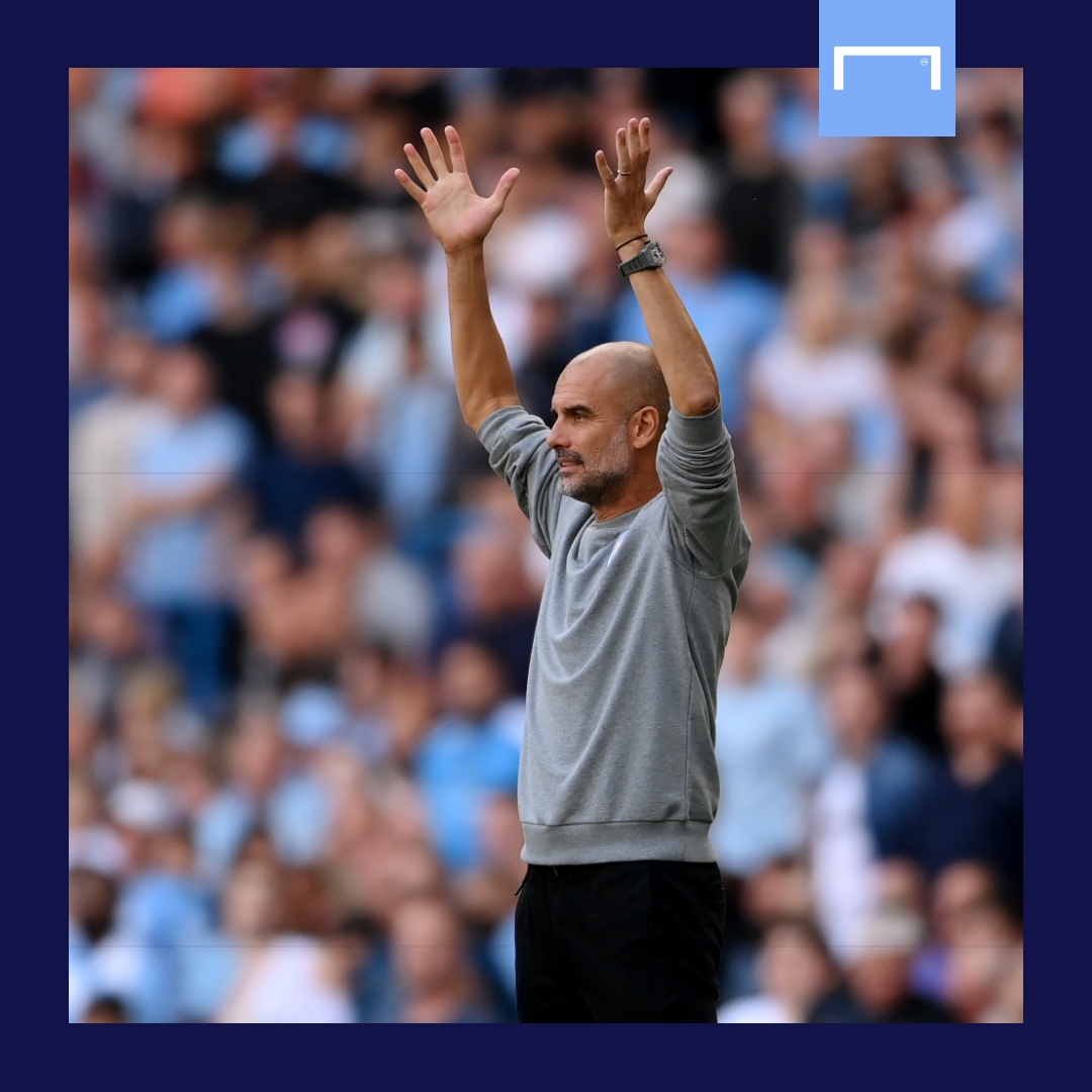 Pep Guardiola Manchester City Southampton Premier League 2021-22 GFX