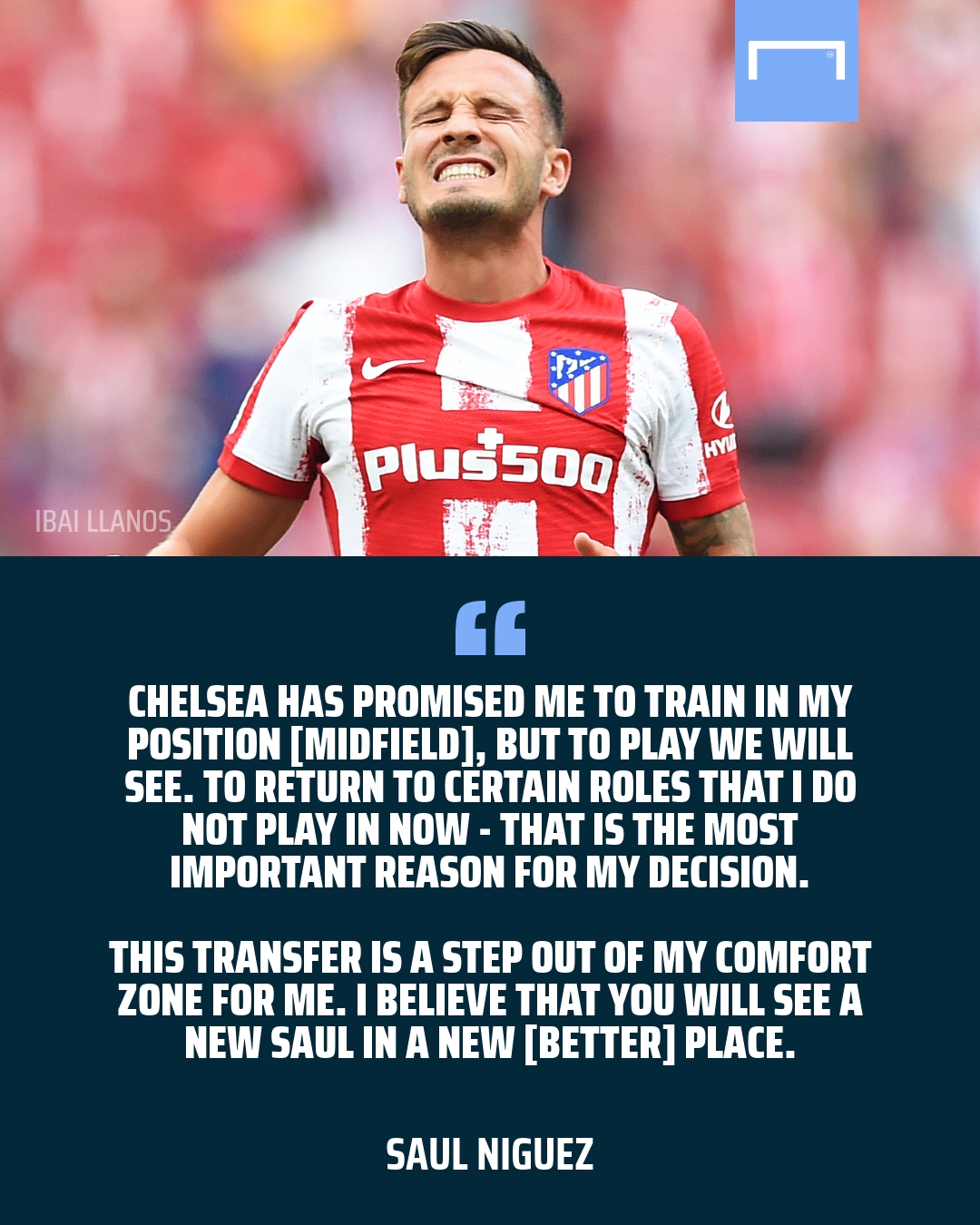 Saul Niguez quote GFX