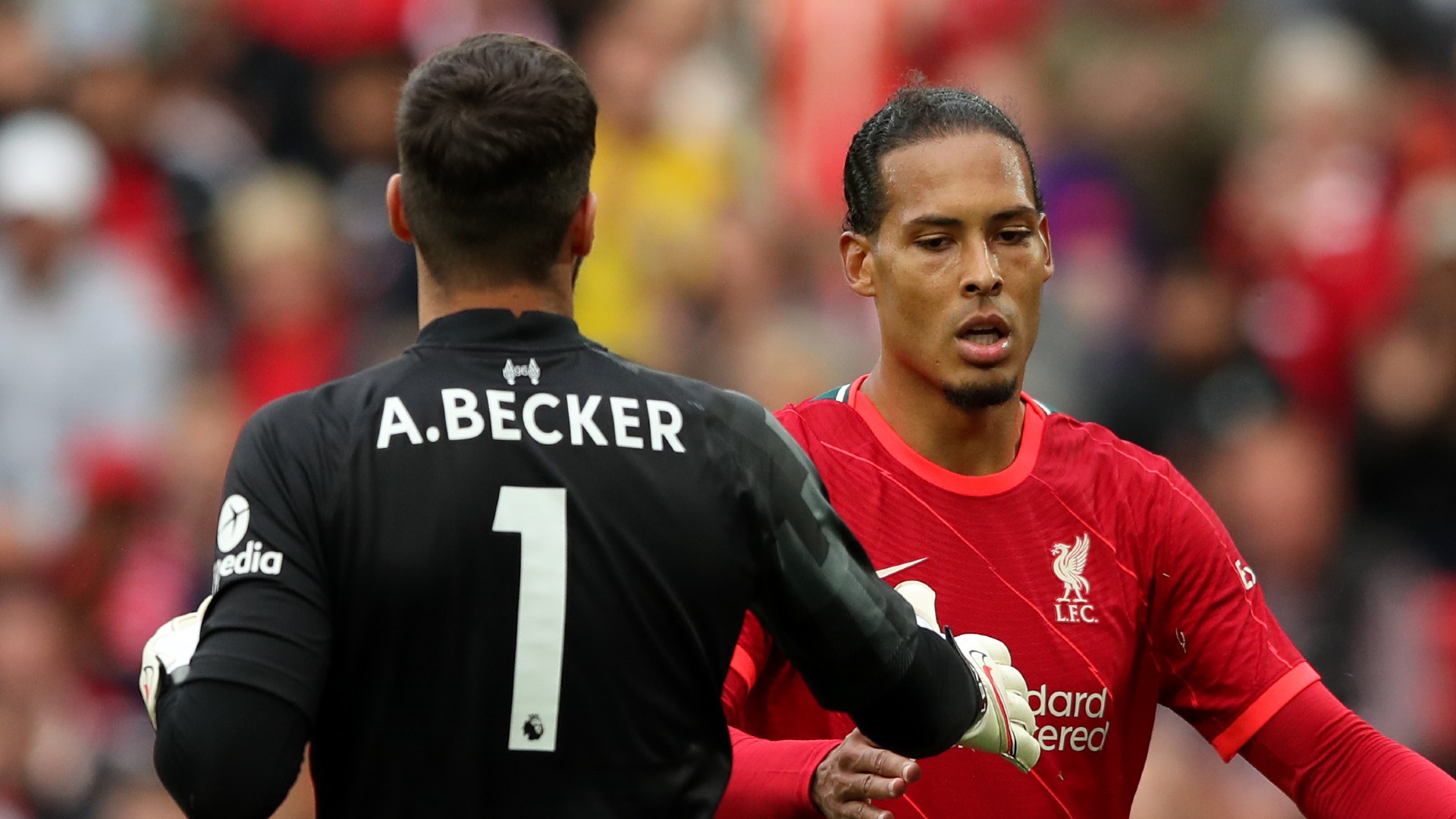 Virgil van Dijk Alisson Liverpool vs Athletic Club pre-season friendly 2021-22