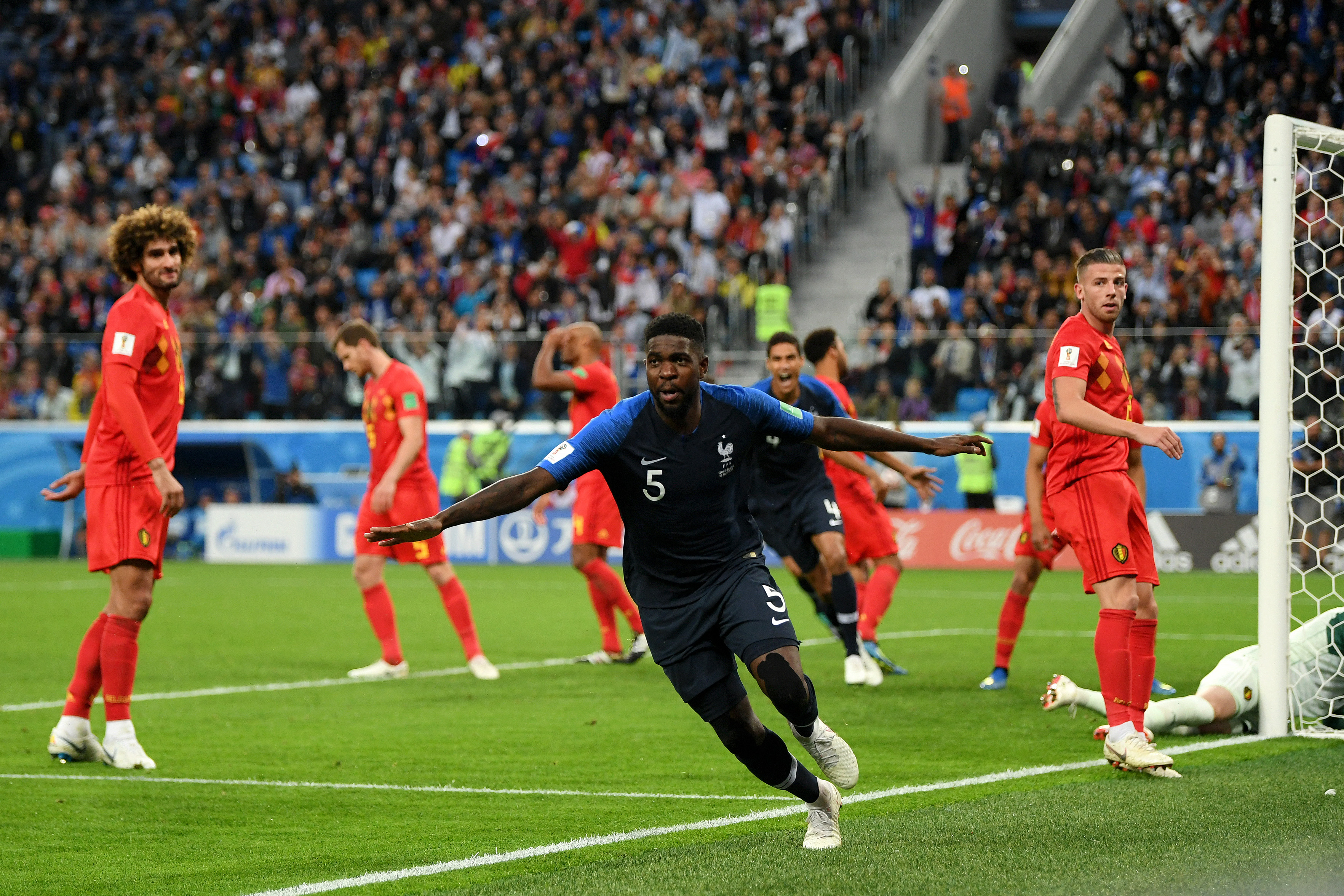 World Cup 2018 Belgium France Umtiti