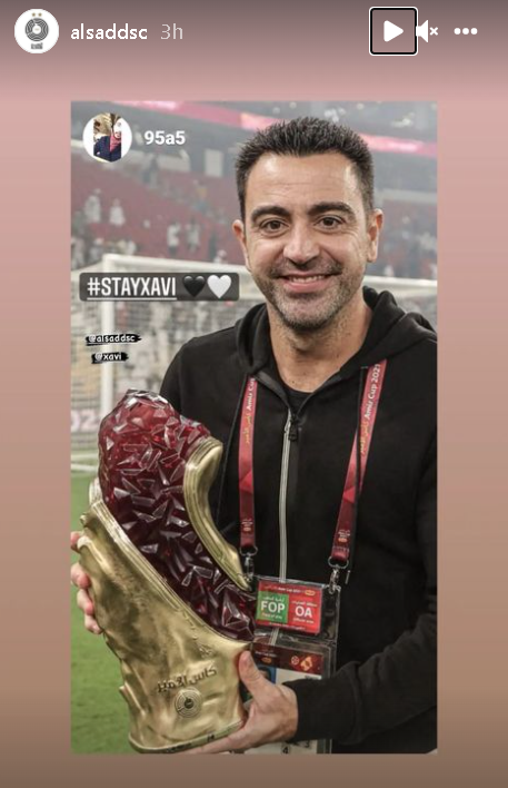 Xavi Al Sadd stay EMBED ONLY