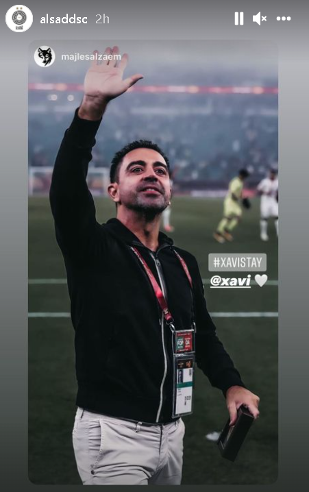 Xavi Al Sadd stay EMBED ONLY