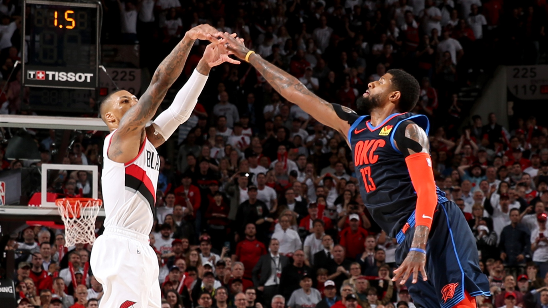 Damian Lillard and Paul George