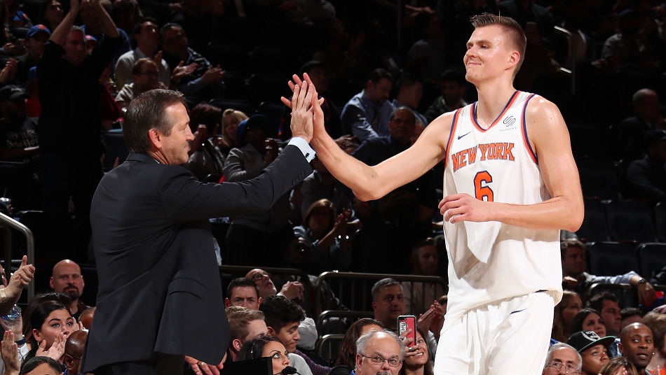 Knicks Kristaps Porzingis Jeff Hornacek