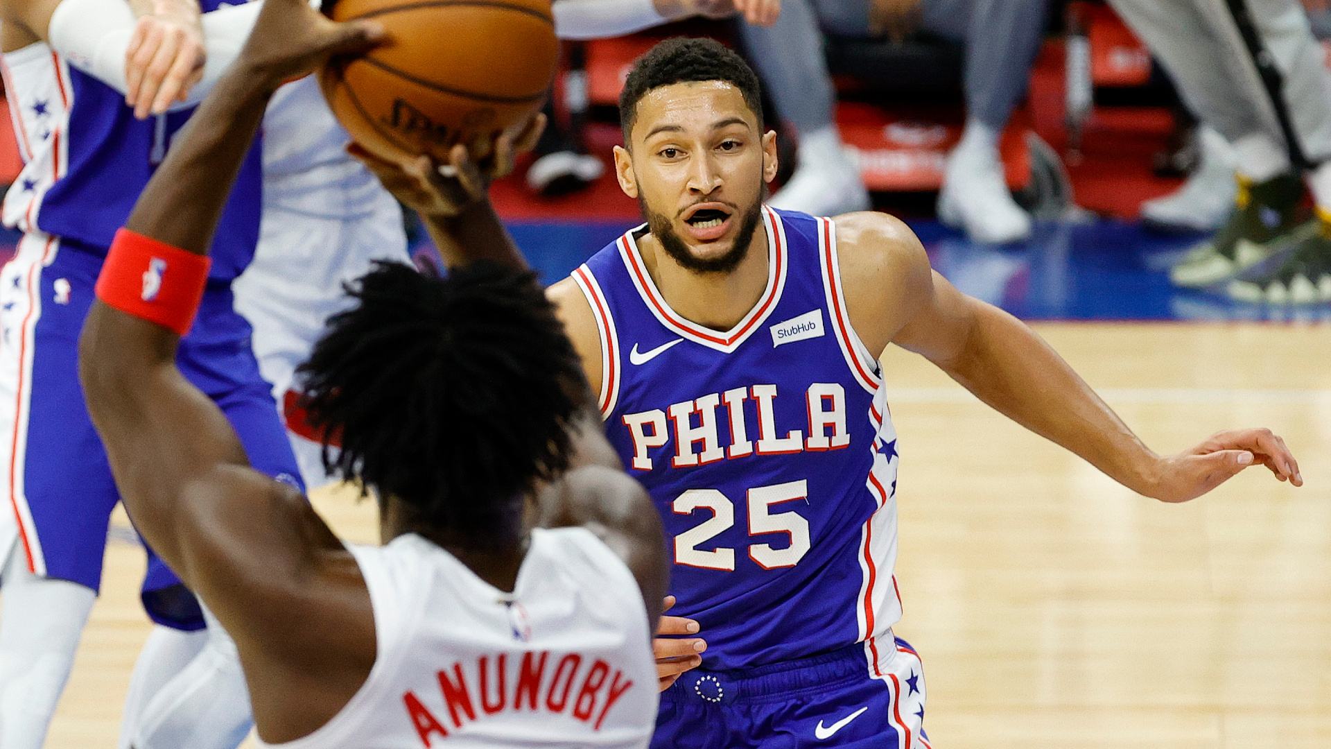 Toronto Philadelphia Ben Simmons OG Anunoby