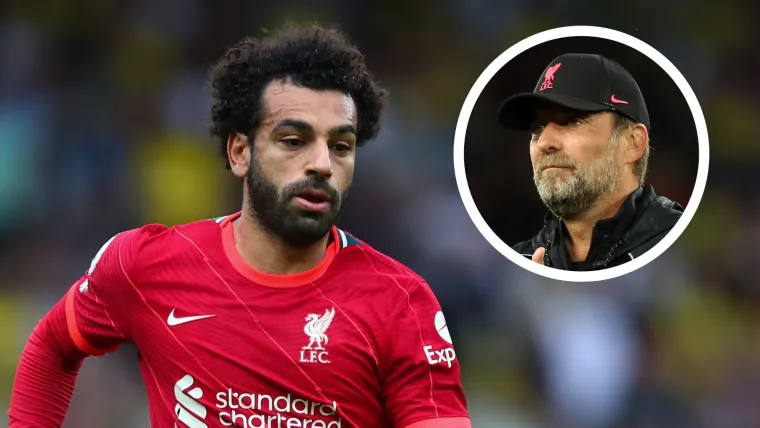 Mo Salah Jurgen Klopp Liverpool 2021