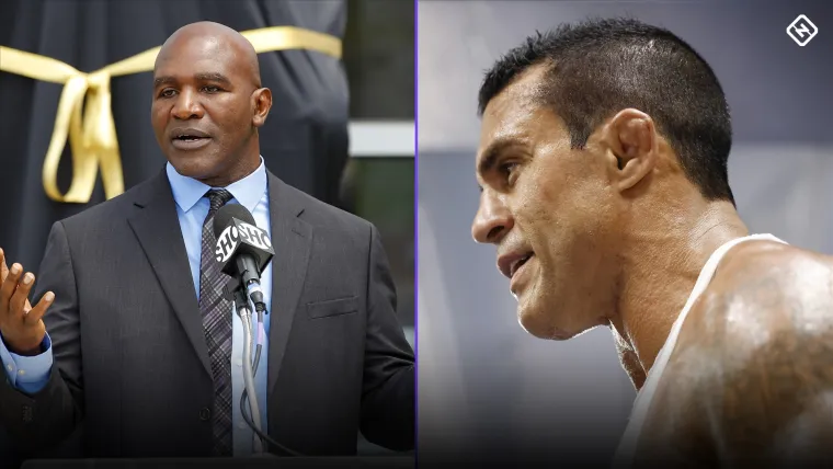 Evander Holyfield and Vitor Belfort