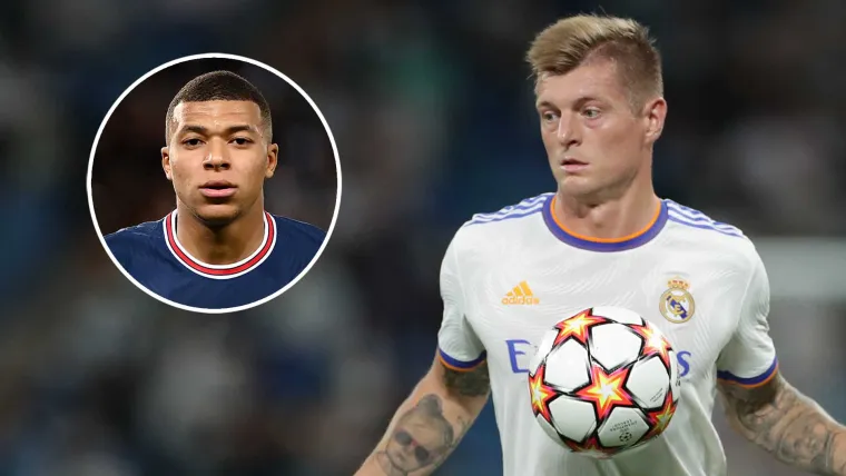 Kylian Mbappe Toni Kroos 2021-22