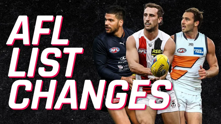 AFL List Changes 2021/22