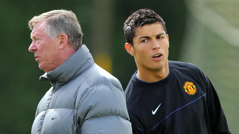 Sir Alex Ferguson and Cristiano Ronaldo